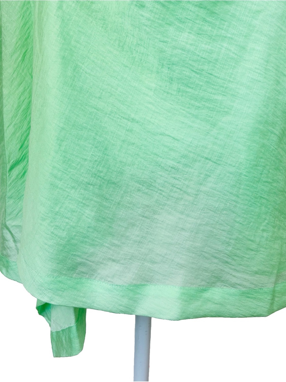 COS Women's Green Sleeveless Drape Knot Top Zip Back Usha Doshi Collab Size 14 - Picture 6 of 9